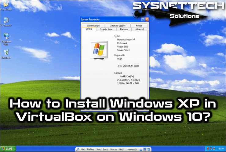 How to install micro xp with virtualbox